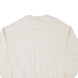 NIKE Womens Cream Crew Neck XS Cotton Blend Sweatshirt Casual Wear