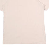 CARHARTT Womens Cream & Yellow Pocket T-Shirt S Short Sleeve Round Neck Casual