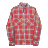 RALPH LAUREN POLO JEANS COMPANY Mens Red & Grey Check Shirt S Slim Fit Cotton