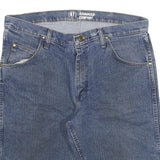 WRANGLER Mens Denim Blue Shorts 2XL W36 Classic Cotton Blend Casual