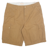TIMBERLAND Mens Cargo Beige XL W38 Cotton Blend Shorts Casual Pocketed