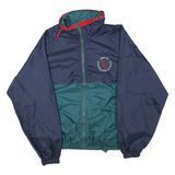 DUNBROOKE Mens Blue & Green Oregon Ambassadors Of Music Sports Zip Jacket S