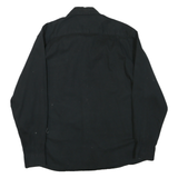 WRANGLER Mens Black Shirt L Cotton Blend Casual Workwear Button Closure