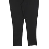 DKNY Womens Black Joggers L W32 L26 Zip Pocket Slim Straight Leg