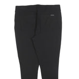DKNY Womens Black Joggers L W32 L26 Zip Pocket Slim Straight Leg