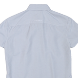 MAMMUT Womens Blue Check Short Sleeve Shirt XS Lightweight Breathable Outdoor