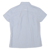MAMMUT Womens Blue Check Short Sleeve Shirt XS Lightweight Breathable Outdoor