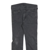 LEVI'S Mens Slim Black Jeans Denim W30 L25 Zip Classic Fit Stylish Stretch