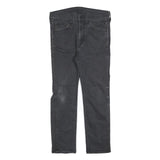 LEVI'S Mens Slim Black Jeans Denim W30 L25 Zip Classic Fit Stylish Stretch