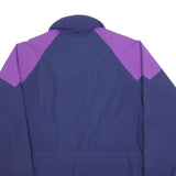 MAMMUT Mens Purple & Blue Outdoor Jacket L Polyester Blend Zip Pocketed