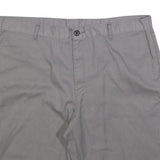DICKIES Mens Shorts Grey Casual Cotton Blend 2XL W42 Comfortable Workwear