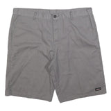 DICKIES Mens Shorts Grey Casual Cotton Blend 2XL W42 Comfortable Workwear