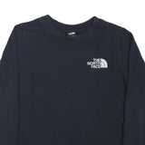 THE NORTH FACE Womens Navy Blue Crew Neck M Sweatshirt Cotton Blend Pullover