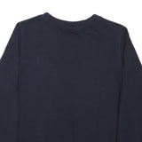 THE NORTH FACE Womens Navy Blue Crew Neck M Sweatshirt Cotton Blend Pullover