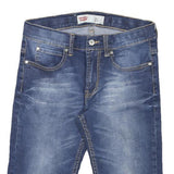 LEVI'S Mens Denim Blue Slim Shorts M W28 Casual Cotton Blend Comfort