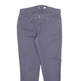 LEVI'S Womens Jeans Blue Slim Skinny Denim W26 L26 Zip Cotton Blend Casual