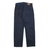 LEE COOPER Mens Cotton Navy Regular Straight Trousers W33 L30 Classic Zip