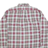 RALPH LAUREN Mens Red & Green Check Shirt L Button-Down Collar Cotton Blend