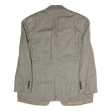 LAUREN RALPH LAUREN Mens Beige & Brown Tailored Cotton Check Jacket M Button