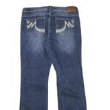 MAURICES Womens Regular Fit Bootcut Denim Blue Jeans W32 L32 Stylish Casual