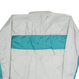 SPORTING LIFE Mens Grey & Teal Colourblock Track Jacket M Polyester Blend Zip