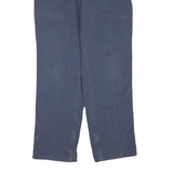 CARHARTT Mens Regular Fit Cotton Blend Blue Trousers W36 L34 Workwear Utility