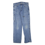 DICKIES Mens Regular Blue Denim Jeans W34 L34 Zip Cotton Blend Classic Casual