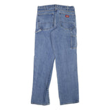 DICKIES Mens Regular Blue Denim Jeans W34 L34 Zip Cotton Blend Classic Casual