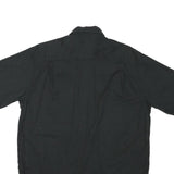 WRANGLER Mens Black Cotton Blend Short Sleeve Shirt M Casual Button-Up