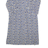 WHITE STUFF Womens Blue & Cream Floral Day Woven Knee Length Dress UK 12