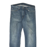 LEVI'S Mens Blue Regular Straight Denim Medium W36 L32 Classic Cotton Blend