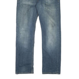 LEVI'S Mens Blue Regular Straight Denim Medium W36 L32 Classic Cotton Blend