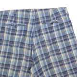 CHAPS Mens Blue & Yellow Plaid Casual Shorts XL W38 Cotton Blend Comfortable