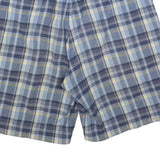 CHAPS Mens Blue & Yellow Plaid Casual Shorts XL W38 Cotton Blend Comfortable