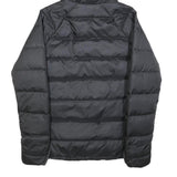 ADIDAS Womens Black Zip Hooded Puffer Jacket XS Polyester Blend Lightweight