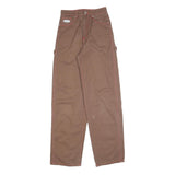 NO FEAR X H&M Womens Relaxed Brown Denim Jeans W26 L32 Casual Stylish Zip