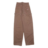 NO FEAR X H&M Womens Relaxed Brown Denim Jeans W26 L32 Casual Stylish Zip