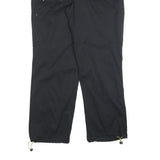 CRANE Womens Polyester Blend Black Relaxed Tapered Trousers W30 L30 Casual