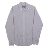 NAUTICA Mens Blue & White Check Shirt XS Button Down Long Sleeve Casual Cotton