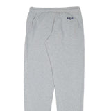 FILA Womens Joggers Grey Slim Tapered M W28 L30 Sportswear Casual Cotton Blend