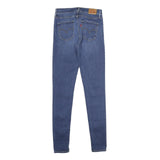LEVI'S 720 High Rise Super Skinny Womens Jeans Blue Regular Skinny Denim Medium