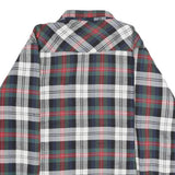 WRANGLER Mens Blue Green Red Check Button Jacket XL Cotton Blend Casual Wear