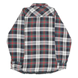 WRANGLER Mens Blue Green Red Check Button Jacket XL Cotton Blend Casual Wear