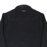 NAUTICA Mens Black Polyester Blend Zip Jacket M Casual Outerwear Plain