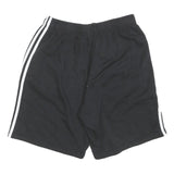 ADIDAS Mens Shorts Black Sports Casual L W30 Cotton Blend Athletic