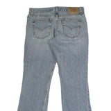 LEVI'S Womens Regular Fit Blue Denim Jeans W32 L30 Button Closure Classic Style