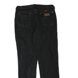 WRANGLER Womens Black Regular Straight Denim Dark W36 L35 Classic Fit Jeans