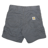 CARHARTT Womens Shorts Grey Casual Cotton Blend M W28 Workwear Pockets