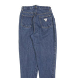 PALMETTOS Womens Jeans Blue Regular Straight Denim Medium W26 L30 Button Closure