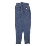 PALMETTOS Womens Jeans Blue Regular Straight Denim Medium W26 L30 Button Closure